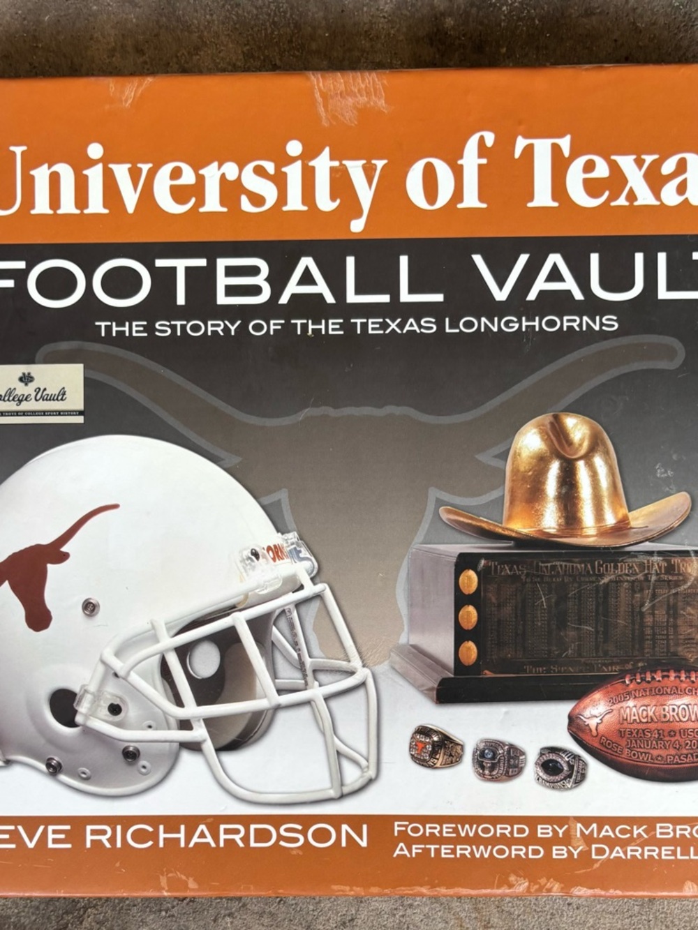 University of Texas Football Vault - White & Burnt Orange